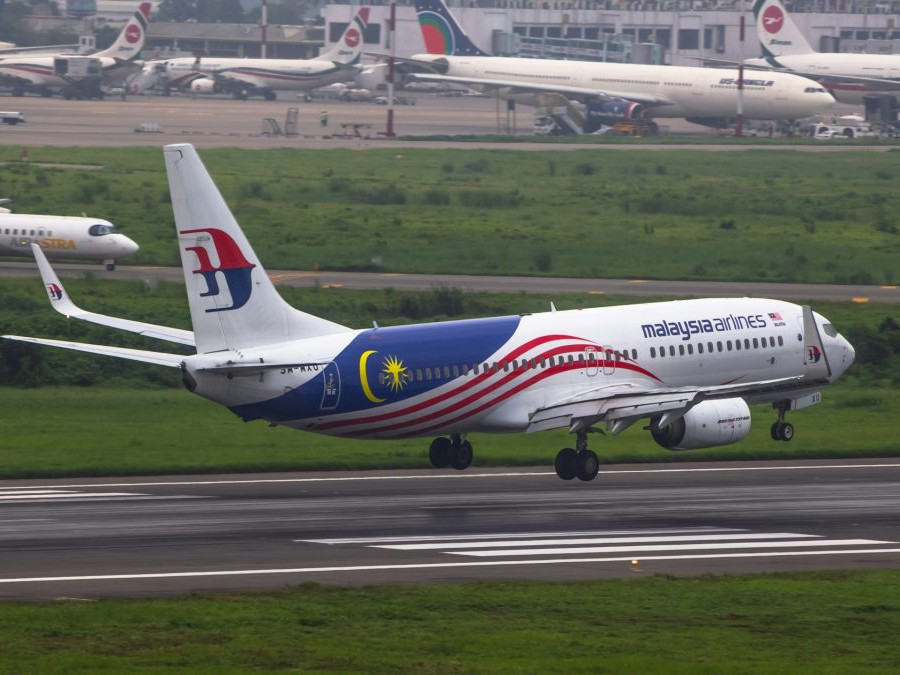 Na snímke lietadlo spoločnosti Malaysia Airlines.