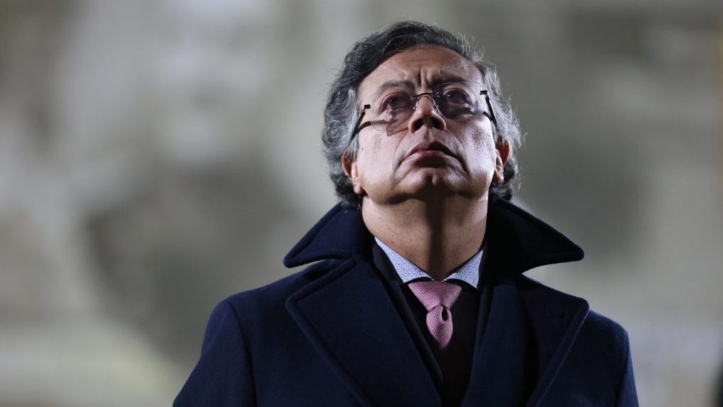 Na snímke kolumbijský prezident Gustavo Petro.