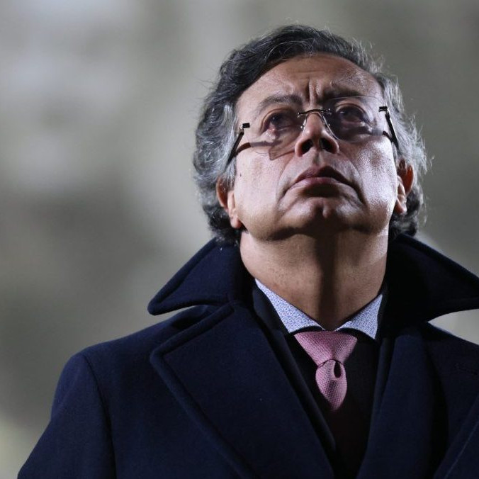 Na snímke kolumbijský prezident Gustavo Petro.
