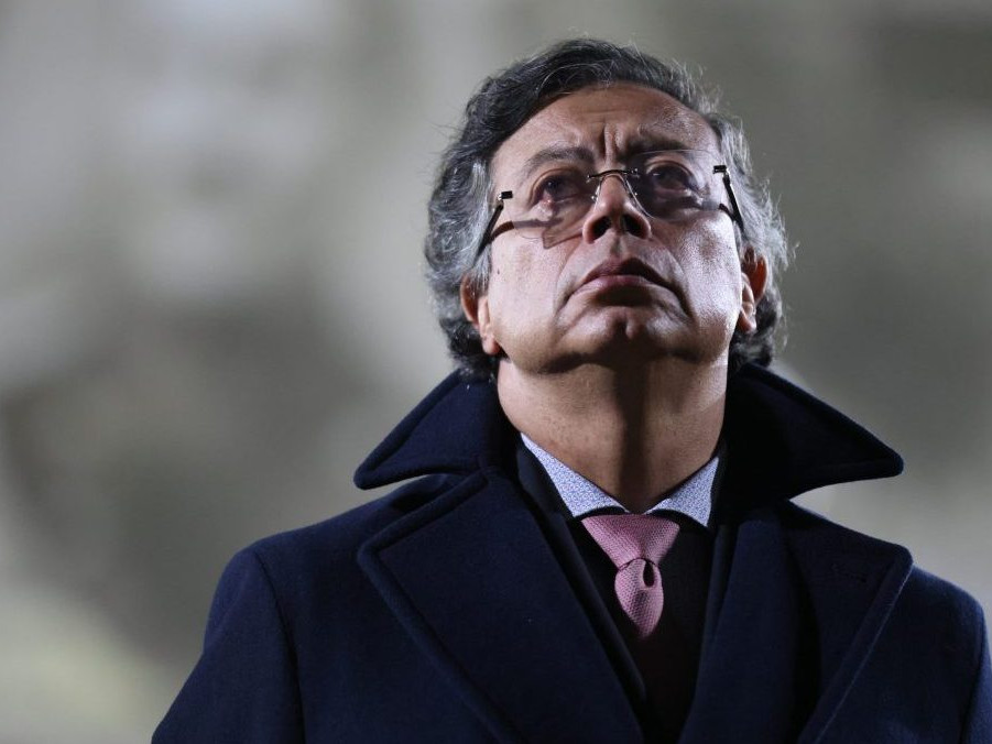 Na snímke kolumbijský prezident Gustavo Petro.