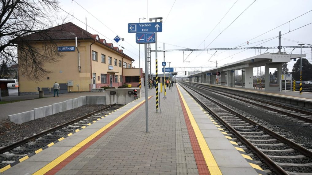 Železničná stanica v Humennom.