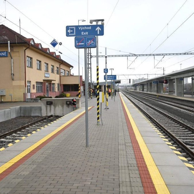 Železničná stanica v Humennom.