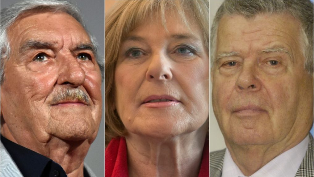 Na snímke Štefan Kvietik, Oľga Feldeková a Oldo Hlaváček.