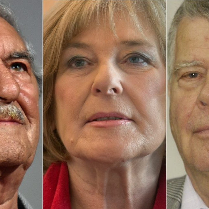 Na snímke Štefan Kvietik, Oľga Feldeková a Oldo Hlaváček.