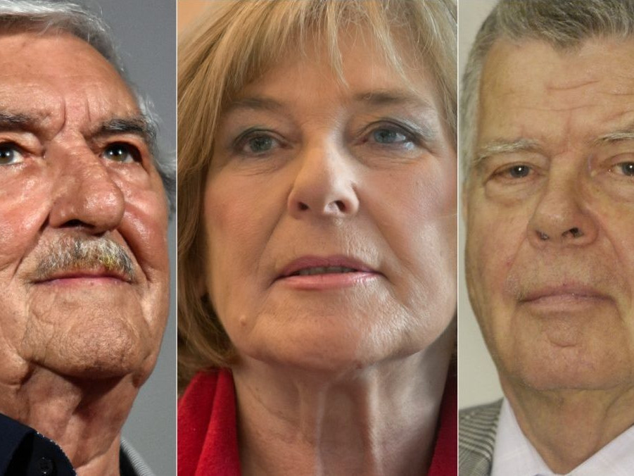 Na snímke Štefan Kvietik, Oľga Feldeková a Oldo Hlaváček.