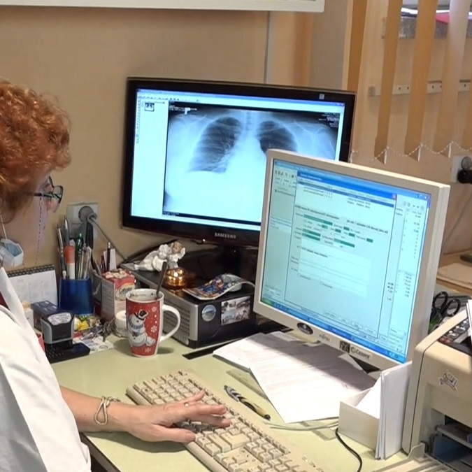 lekárka v ambulancii