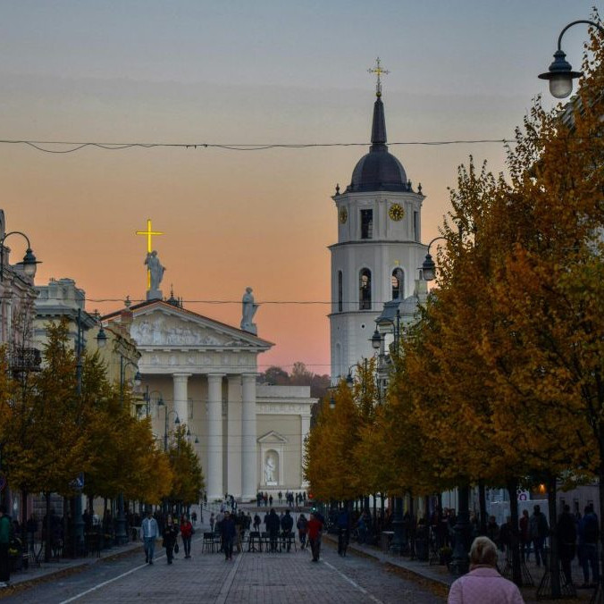 Na ilustračnej snímke hlavné mesto Litvy Vilnius.