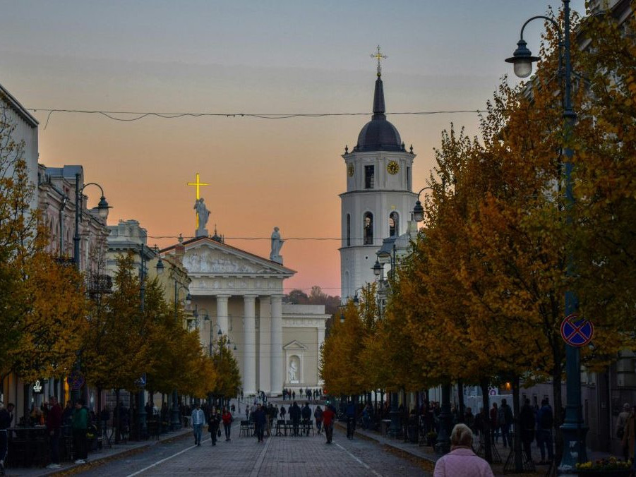 Na ilustračnej snímke hlavné mesto Litvy Vilnius.