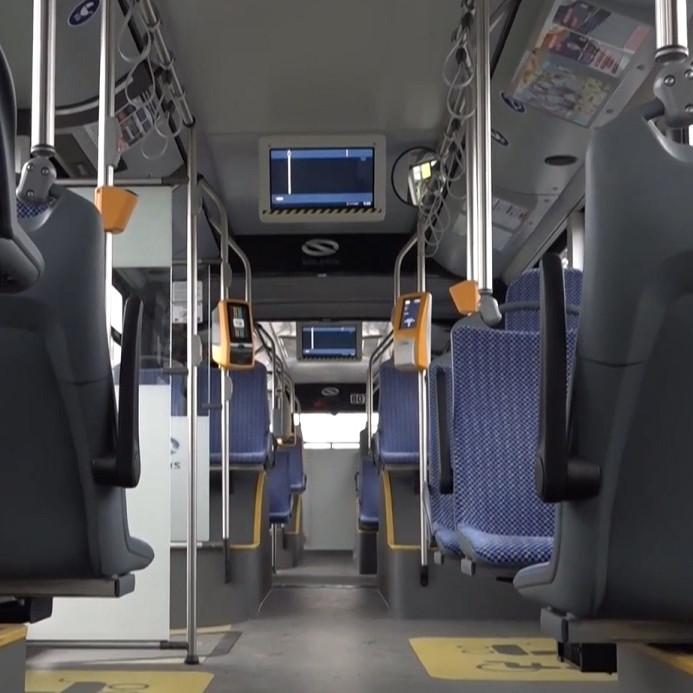 interiér MHD v Prešove