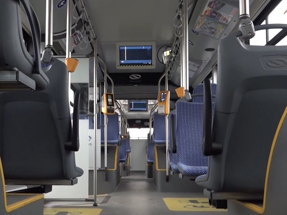 interiér MHD v Prešove