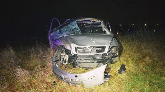 V unikajúcom vozidle sa v čase nehody za volantom nachádzal 34-ročný muž.