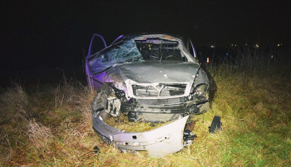 V unikajúcom vozidle sa v čase nehody za volantom nachádzal 34-ročný muž.