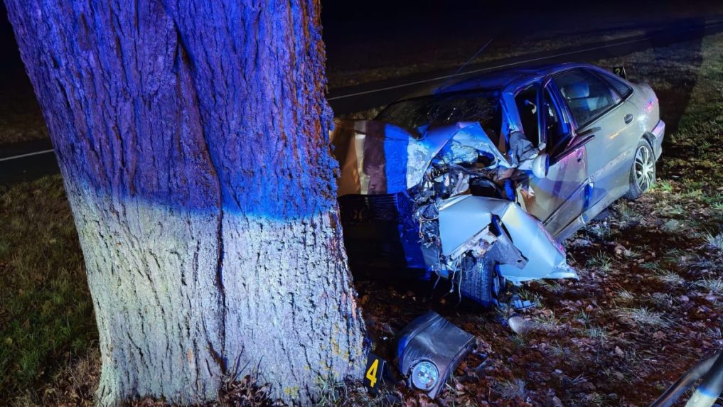 auto narazillo do stromu