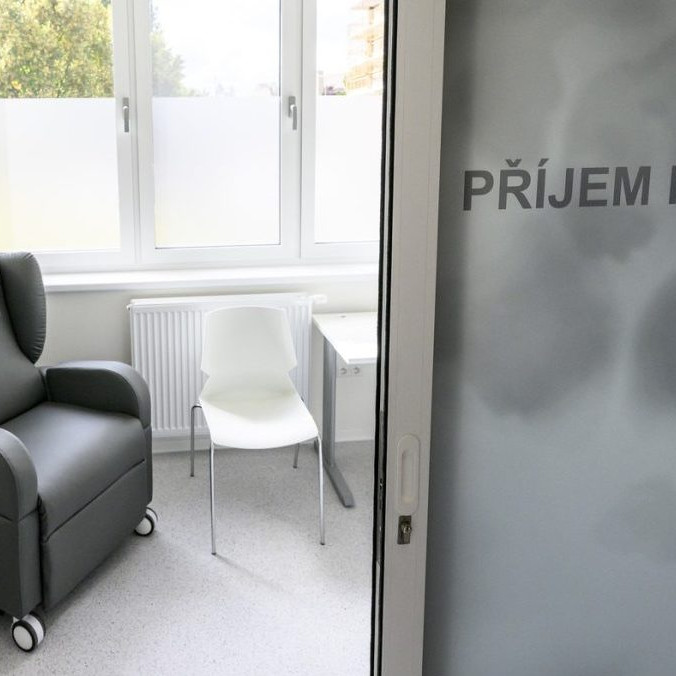 Na snímke pôrodnica v nemocnici v Litoměřicíiach.