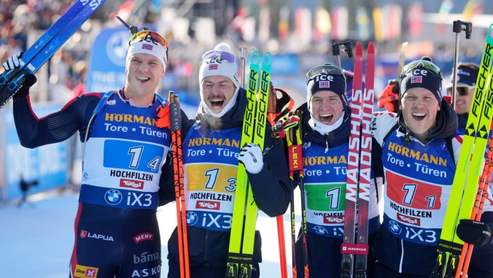 Víťazné nórske kvarteto.