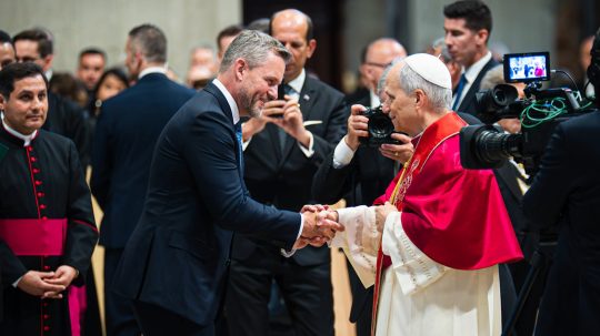 Prezident Peter Pellegrini a pápež Lev XIV.