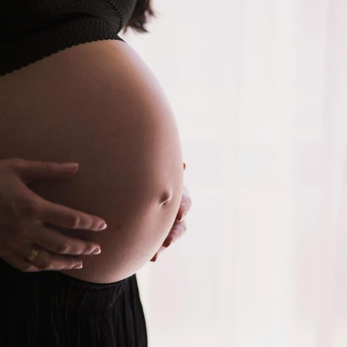 Ilustračná snímka tehotnej ženy.