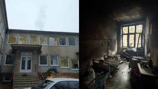 V nemocnici v Levoči vypukol požiar: Začalo horieť v jednej z izieb, kde boli hospitalizovaní pacienti