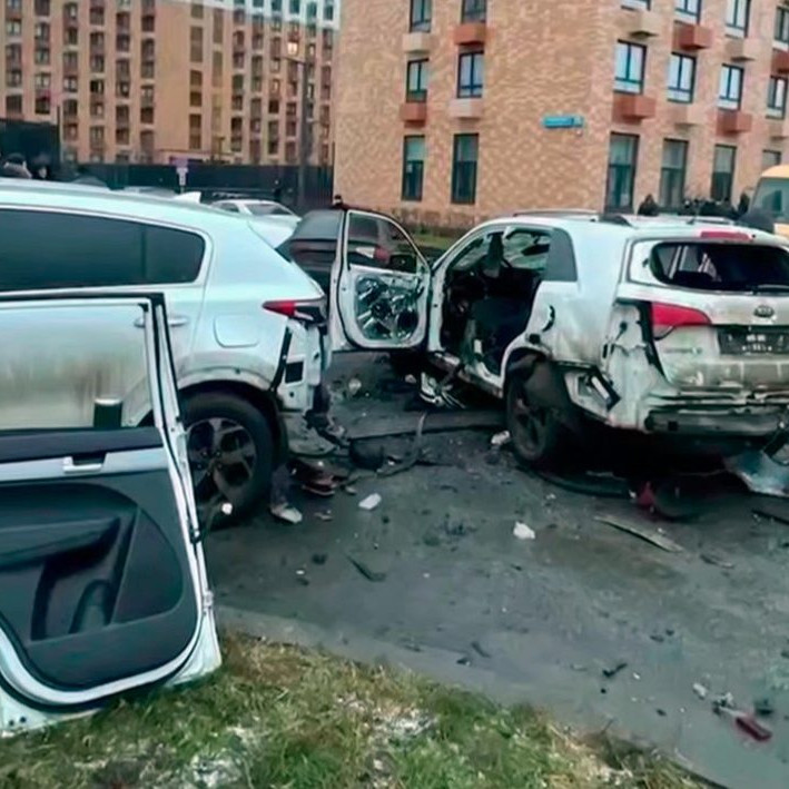 miesto výbuchu v Moskve