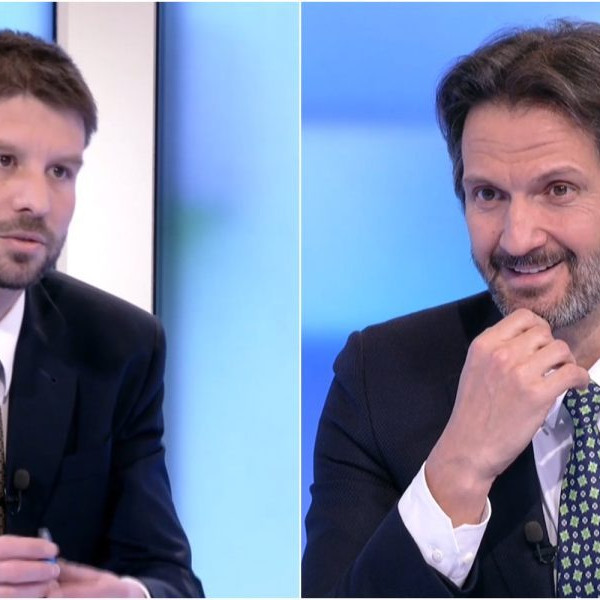 Na snímke Michal Šimečka a Robert Kaliňák.