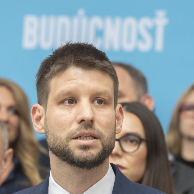 Na snímke Michal Šimečka.