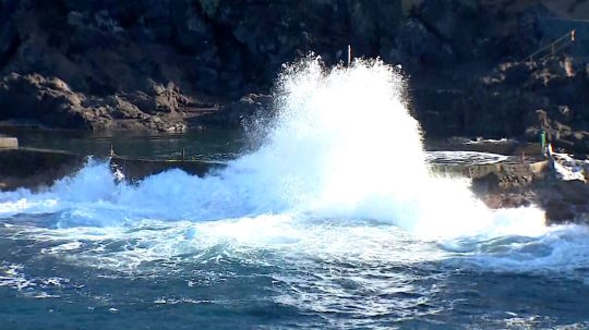 Prírodný bazén na Tenerife.