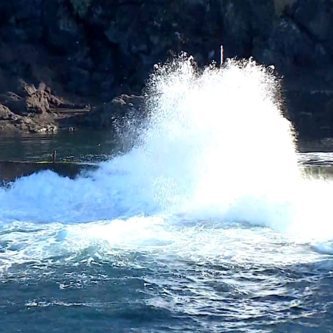 Prírodný bazén na Tenerife.
