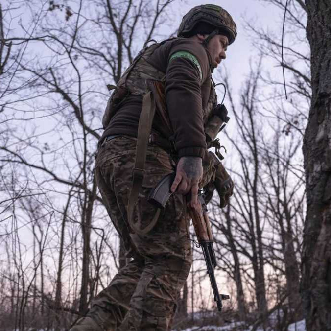 Na ilustračnej snímke ukrajinský vojak.