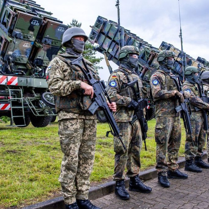 Na snímke nemeckí vojaci.