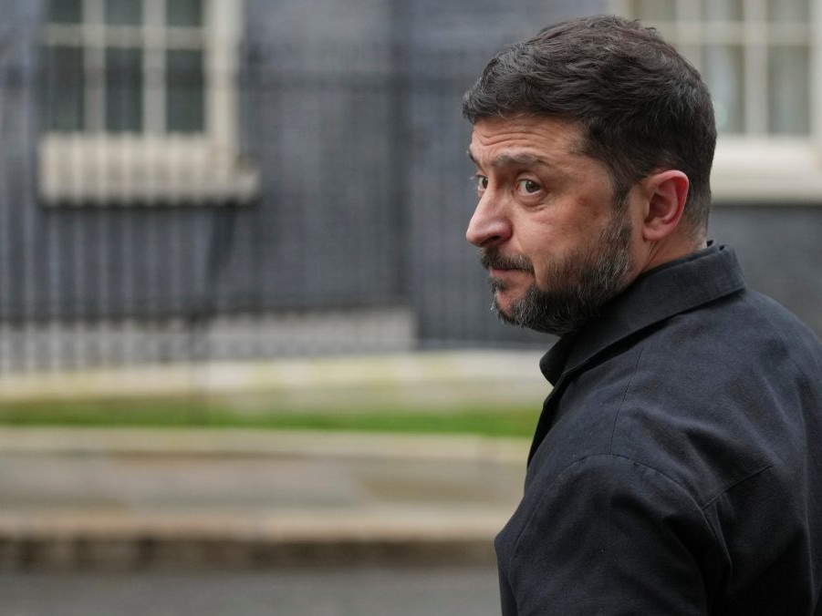 Na snímke Volodymyr Zelenskyj.