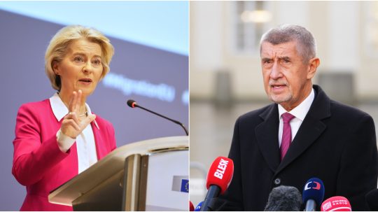 Andrej Babiš pricestoval do Bruselu, stretol sa s predsedníčkou EK Ursulou von der Leyenovou