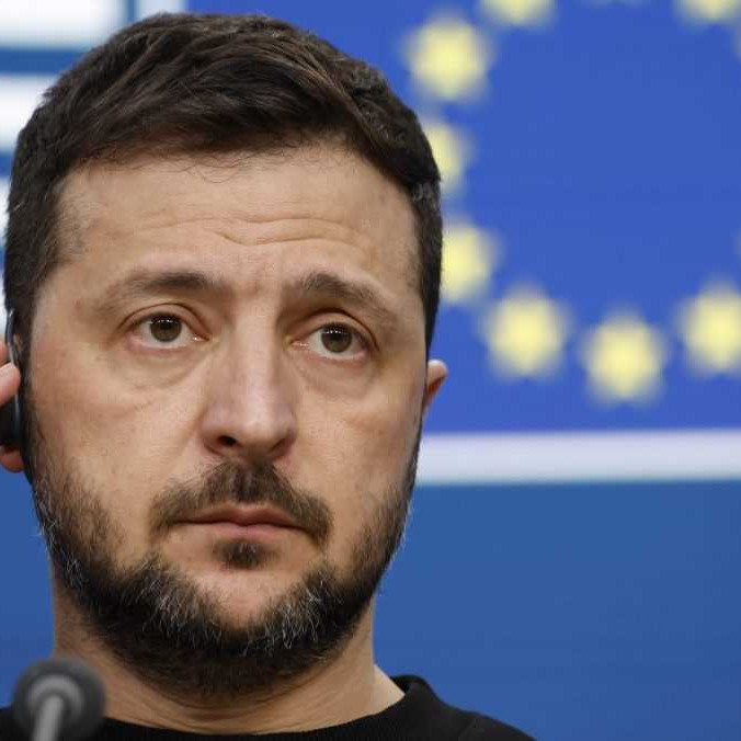 Na snímke ukrajinský prezident Volodymyr Zelenskyj.