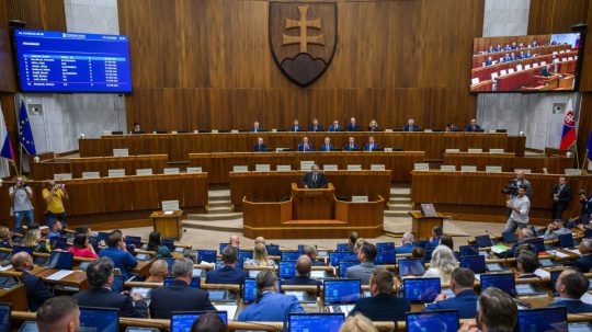 Plénum Národnej rady SR.