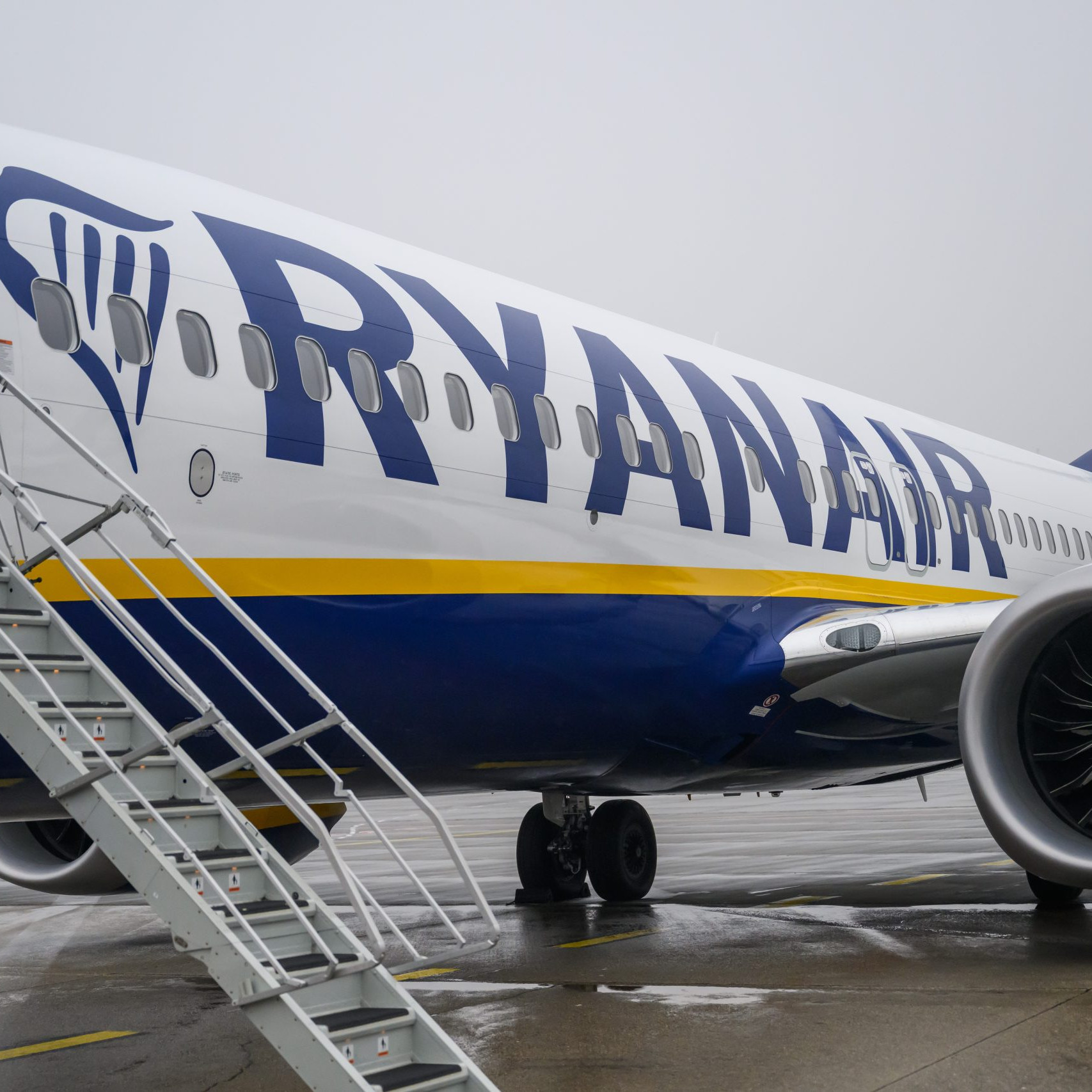 Na snímke lietadlo spoločnosti Ryanair.