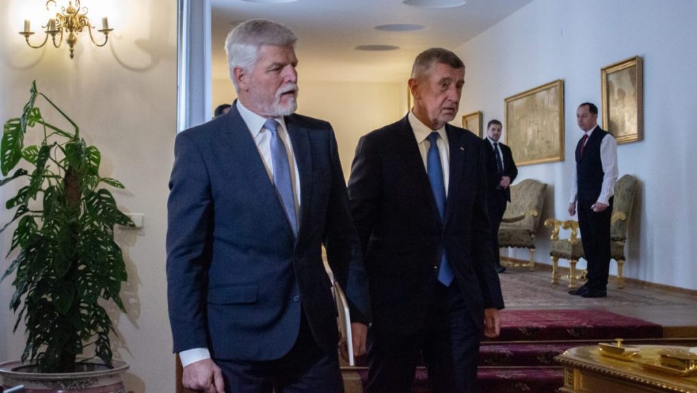 Český prezident Petr Pavel privítal na Pražskom hrade českého premiéra Andreja Babiša.