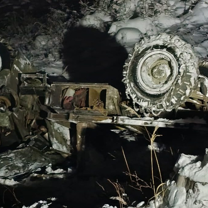 Na snímke miesto nehody.