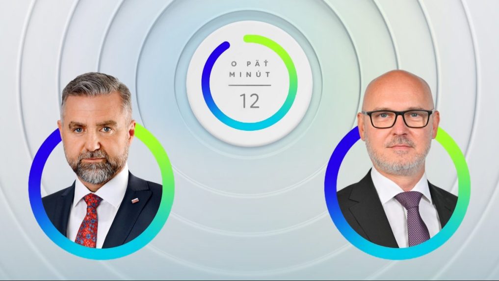 Hosťami diskusnej relácie O 5 minút 12 boli Tibor Gašpar a Branislav Gröhling