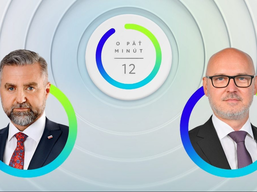Hosťami diskusnej relácie O 5 minút 12 boli Tibor Gašpar a Branislav Gröhling