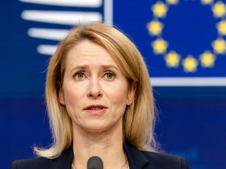 Šéfka diplomacie Európskej únie Kaja Kallasová.