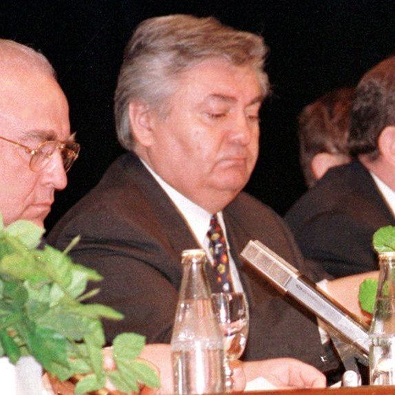 Na archívnej snímke Ján Ducký a Vladimír Mečiar.