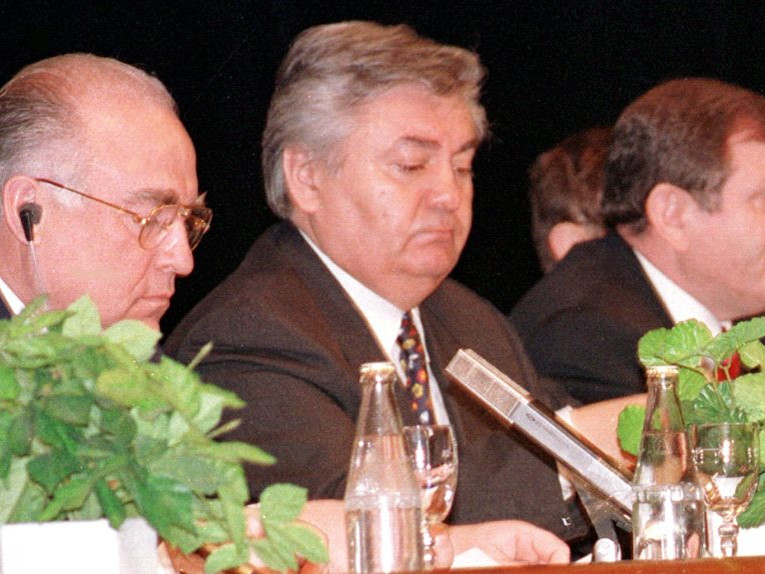 Na archívnej snímke Ján Ducký a Vladimír Mečiar.