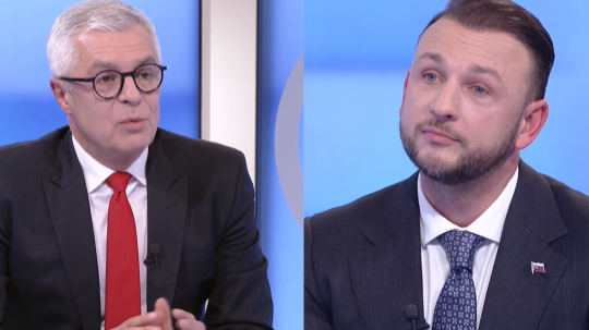 Na snímke I. Korčok a M. Šutaj Eštok.