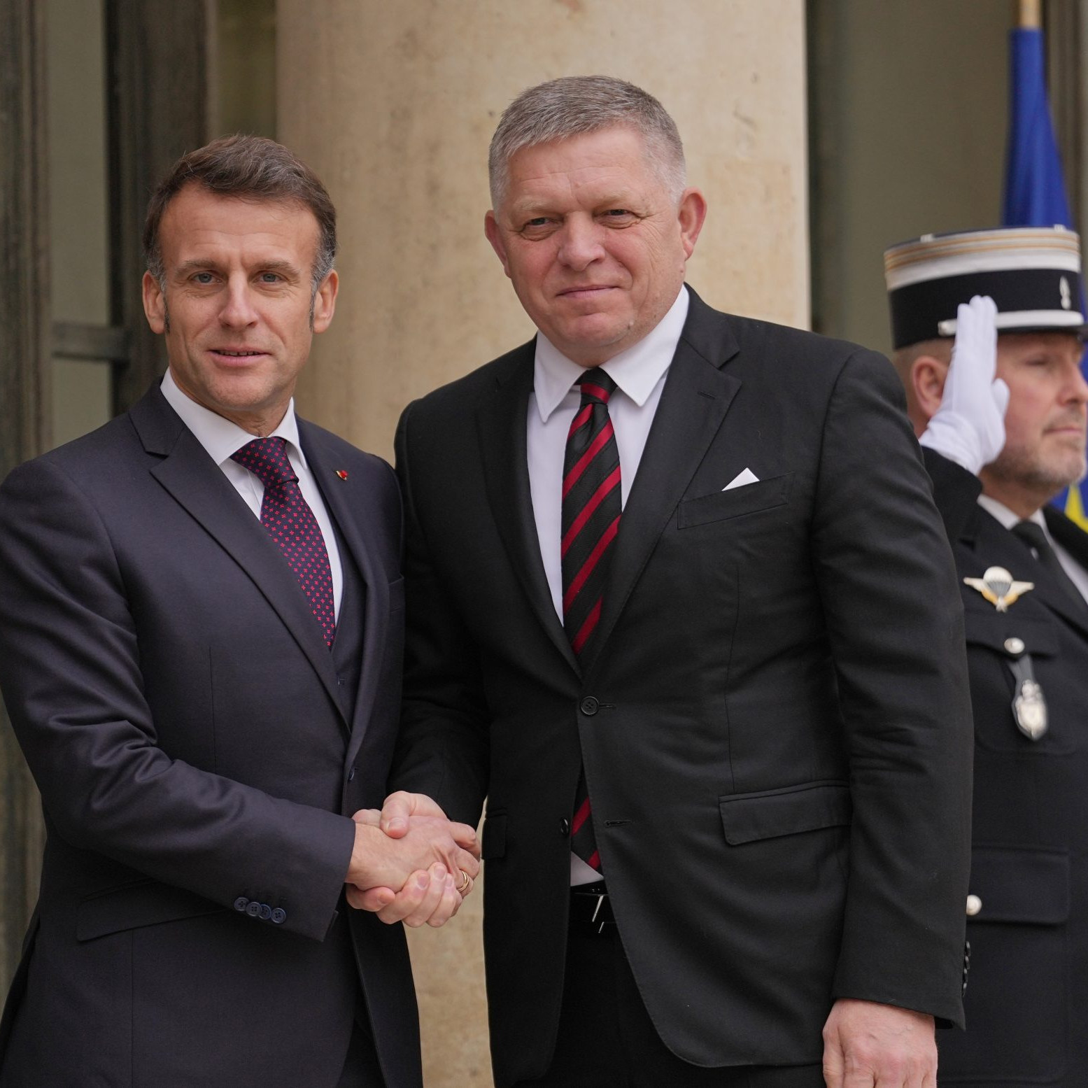 Robert Fico a Emmanuel Macron