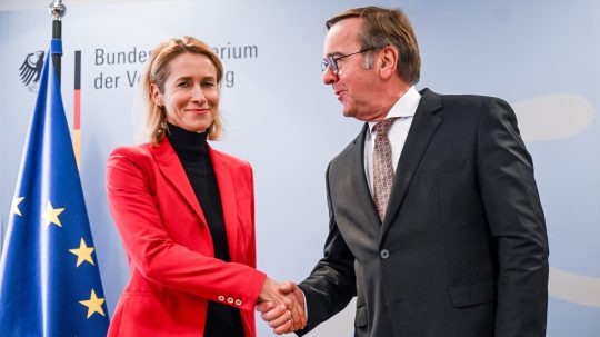 K. Kallasová a B. Pistorius