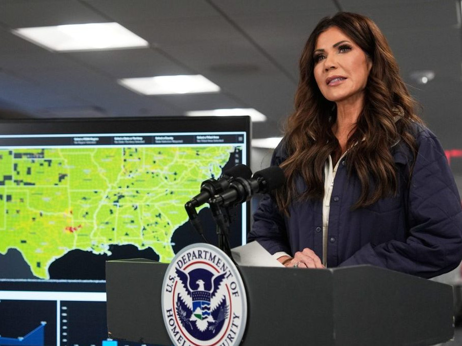 Americká ministerka pre vnútornú bezpečnosť Kristi Noemová.