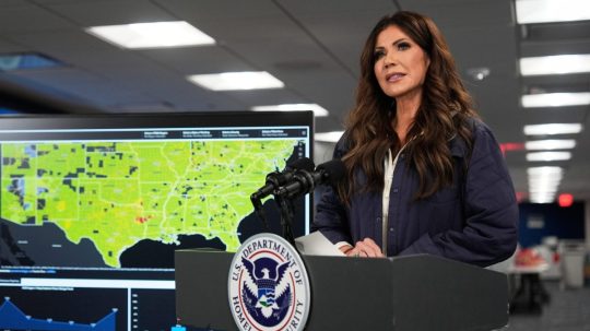 Americká ministerka pre vnútornú bezpečnosť Kristi Noemová.