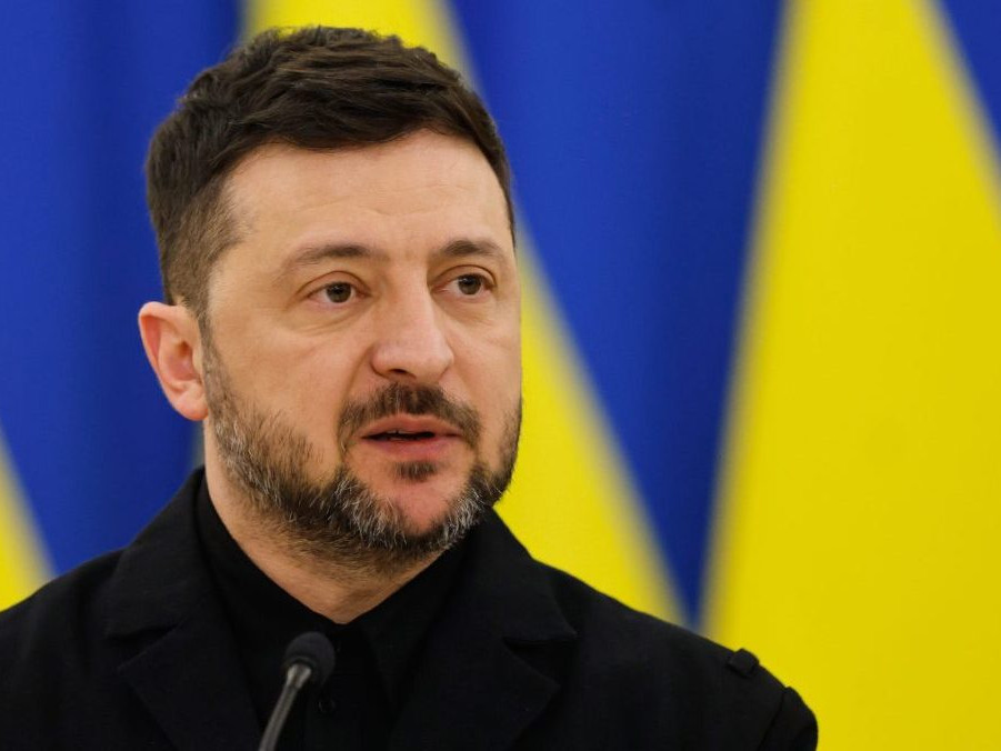 Ukrajinský prezident Volodymyr Zelenskyj.