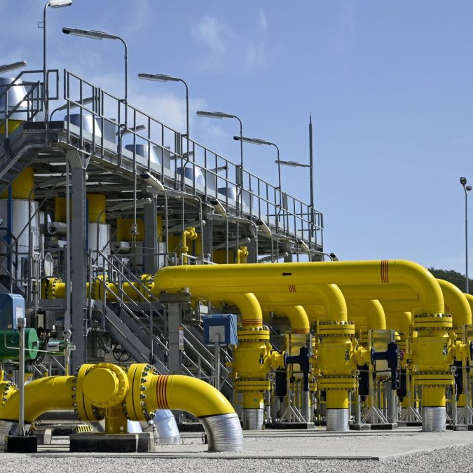 Na snímke prepojovací plynovod Poľsko-Slovensko.