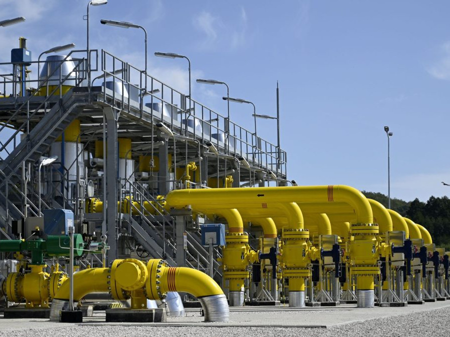 Na snímke prepojovací plynovod Poľsko-Slovensko.