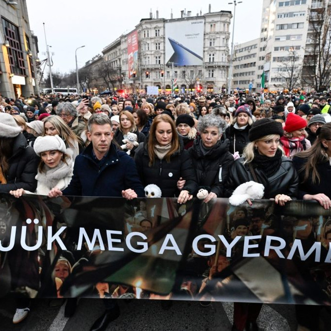 protest v Budapešti